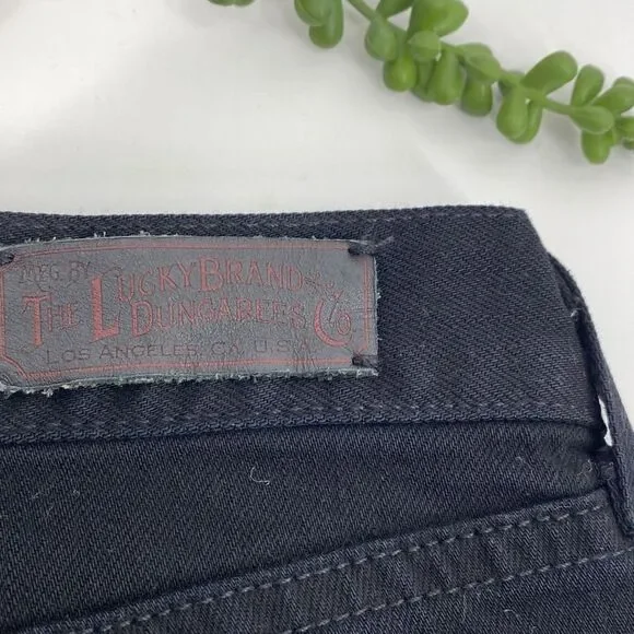 Vintage Lucky brand Sweet N' Low Flare Jeans Black 6/28 - Picture 6 of 12